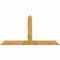 Ekena Millwork Portland Rough Sawn Timber Gable Bracket, Western Red Cedar, 84"W x 42"H x 4"D x 6"F, 12/12 Pitch GBW084X42X0406POR00RWR - alternate 1